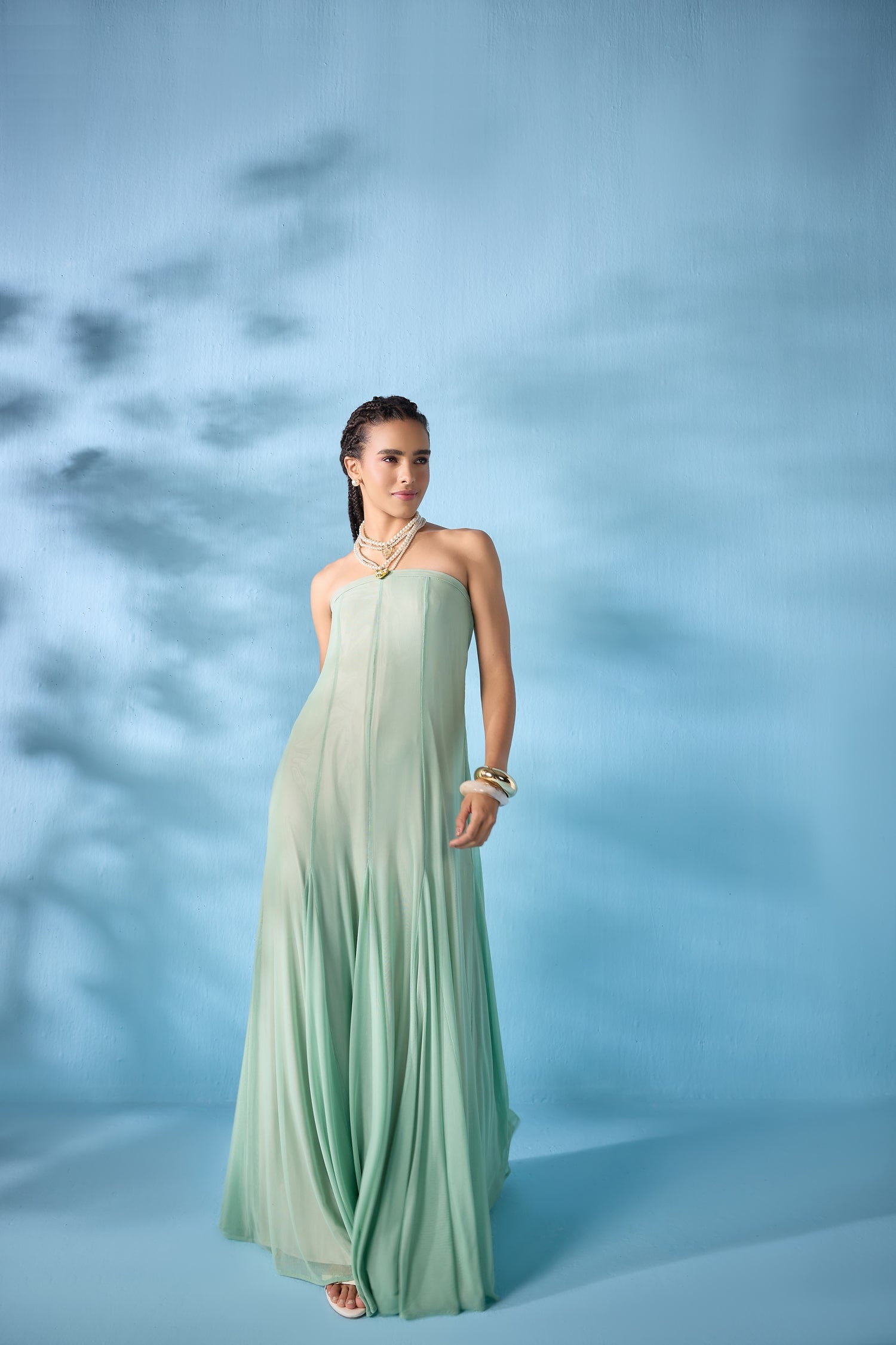 Atlantis Godet Gown